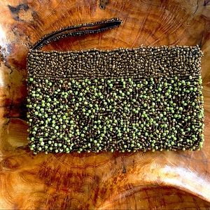 Vintage YKK Beaded Wristlet